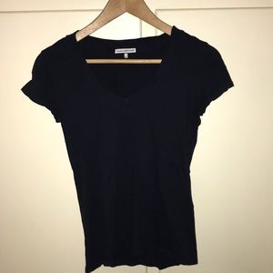 James Perse black v neck shirt